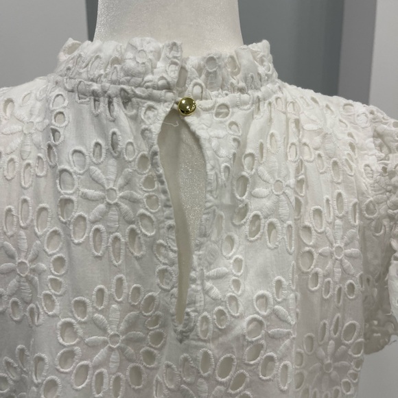Sail to Sable White Eyelet Top - Picture 6 of 12